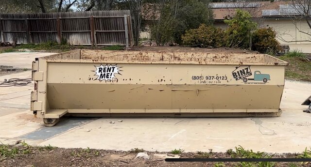 Concrete Dumpster