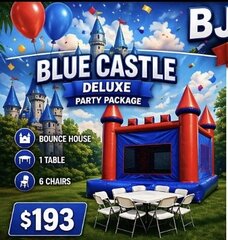 The blue castle deluxe party package