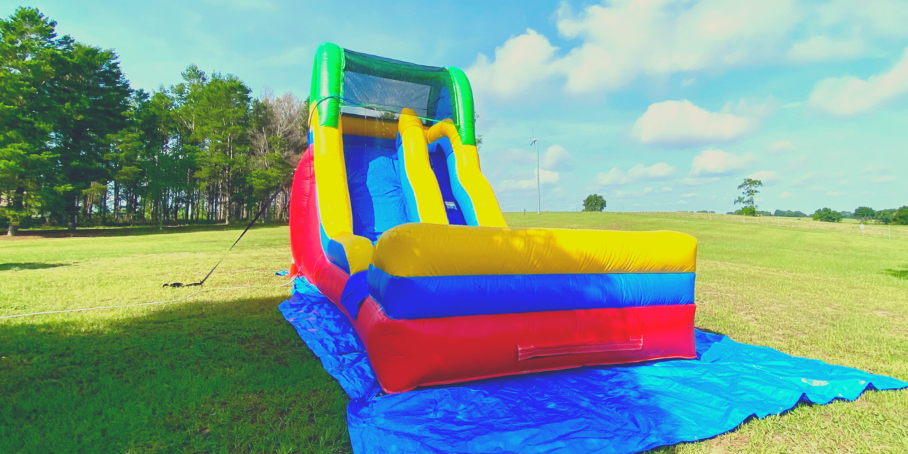 15 feet waterslide