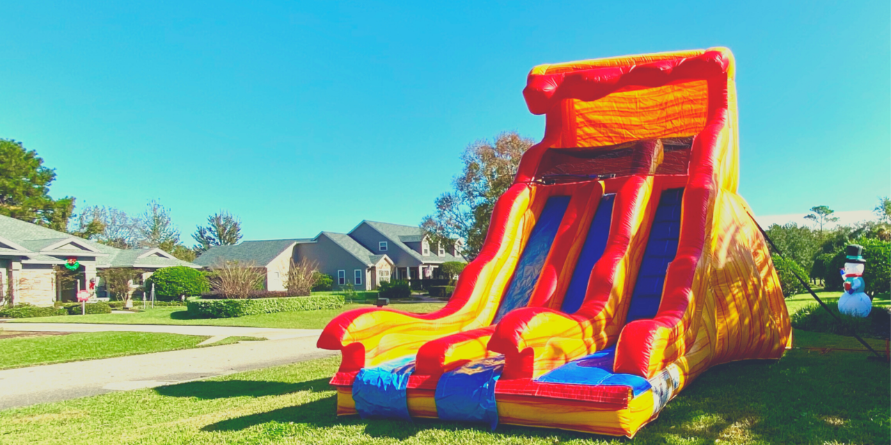 17 feet dual lane slide