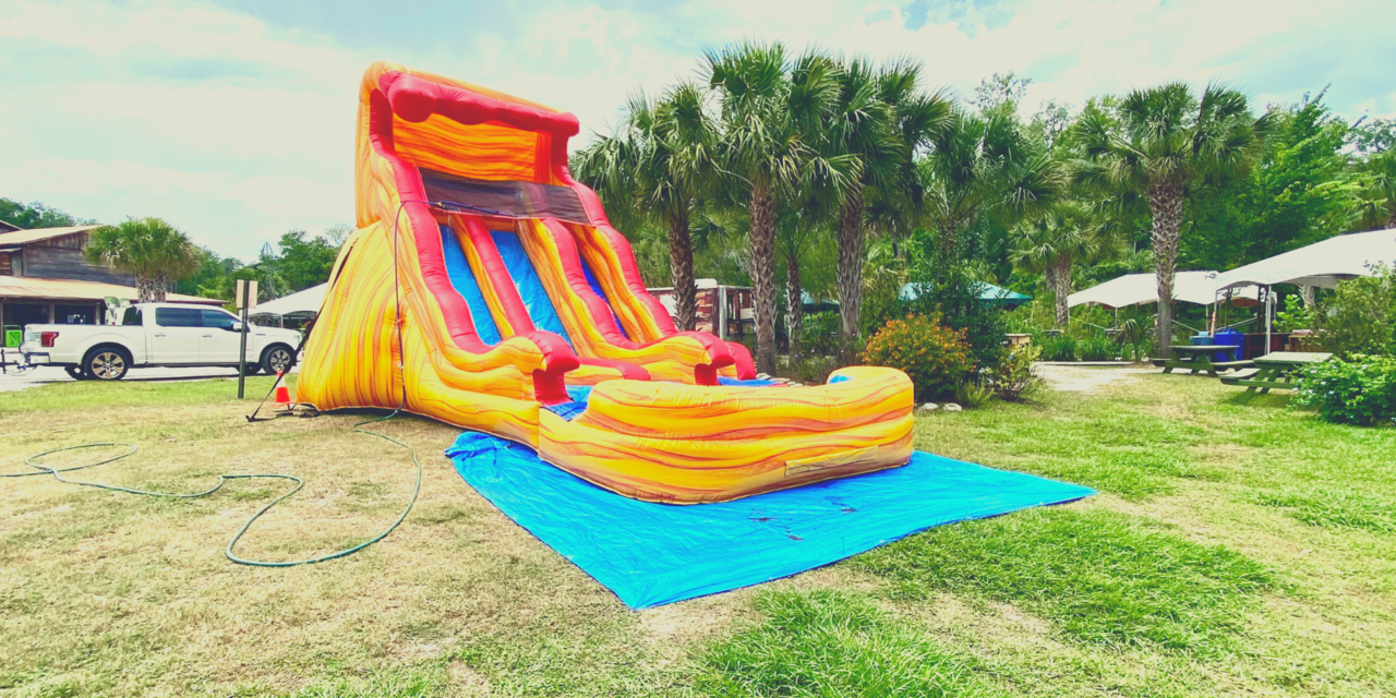 17 Dual Lane Waterslide
