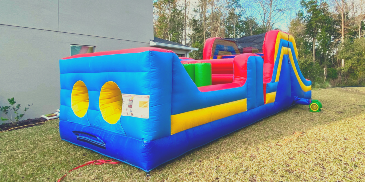 32 feet dual lane obstacle course