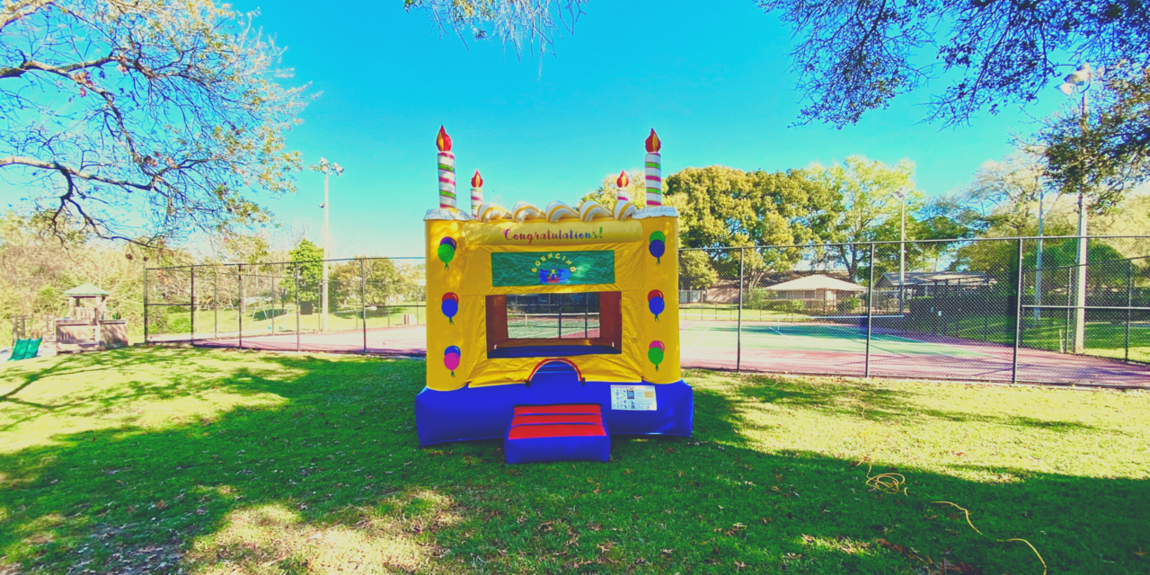 Bounce House with a Cake Design