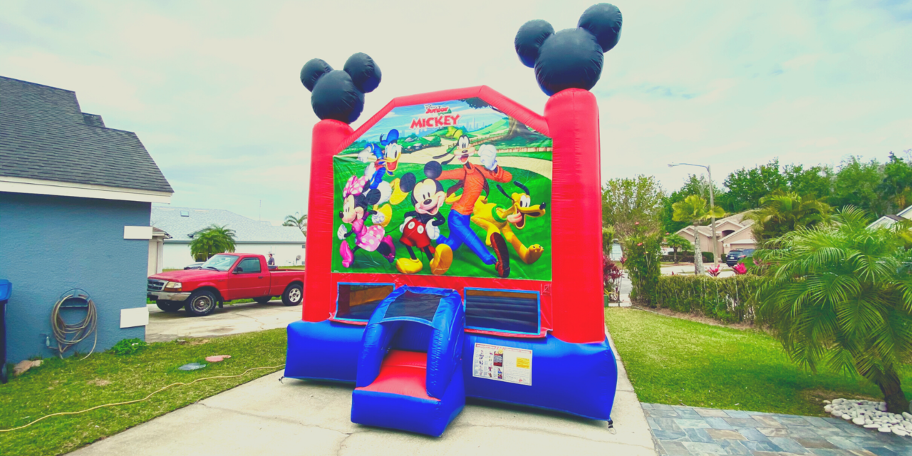 Mickey Mouse themed Bounce House