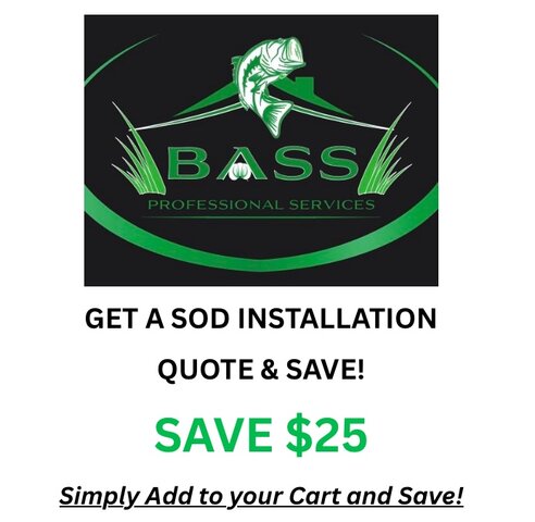 Get a Sod Installation Quote & Save - $25.00