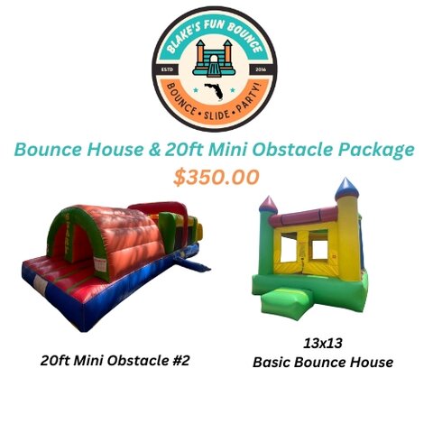 Bounce House & 20ft Mini Obstacle - #2