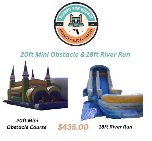 20ft Mini Obstacle & 18ft River Run
