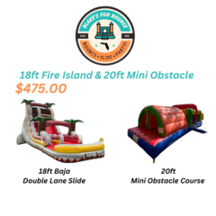 18ft Fire Island and 20ft Mini Obstacle - 2