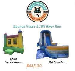 Bounce House & 18ft River Run