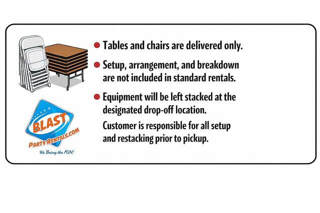 maine and new hampshire table and chair rentals