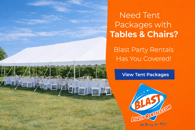 Blast Party Rentals Tent Packages Banner