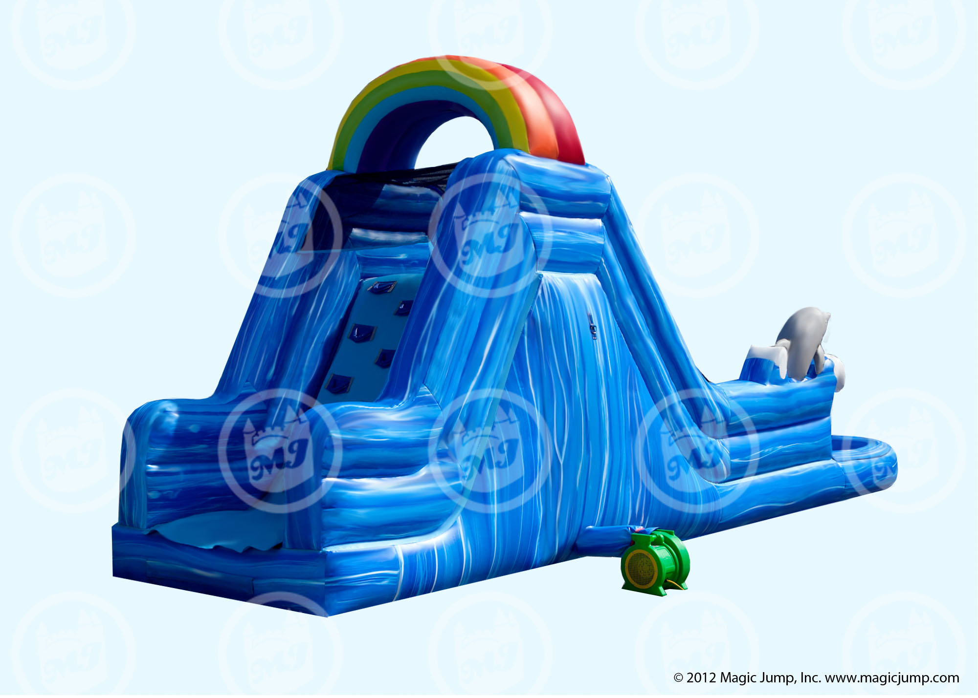 Dolphin-water-slide-rental-maine-and-New-Hampshire