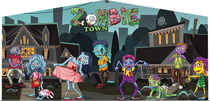 Zombie Halloween Bounce House Inflatable Party Rentals! Maine-New  Hampshire. Blast Party Rentals.