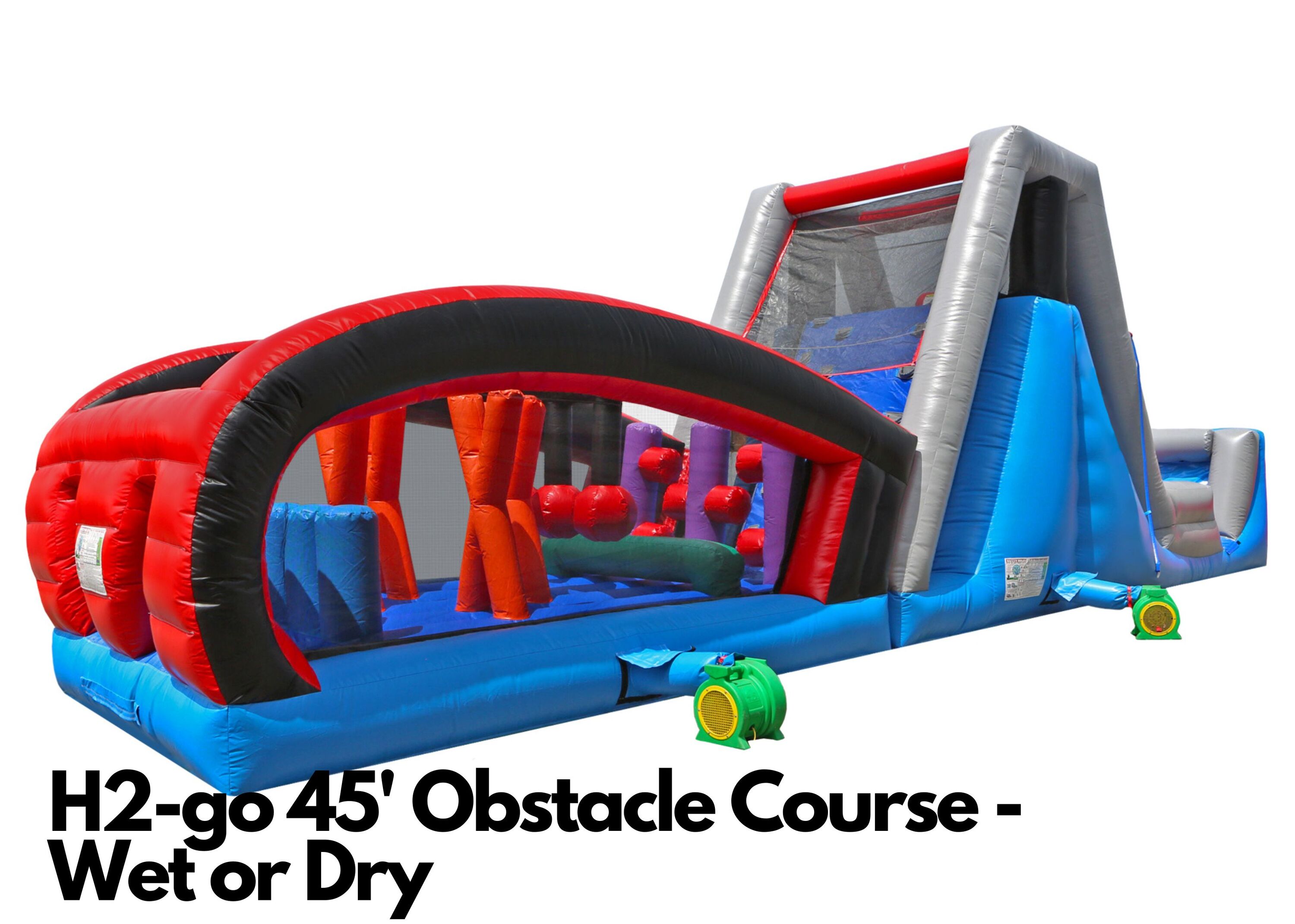Rent Inflatable Wet Dry Obstacle Course