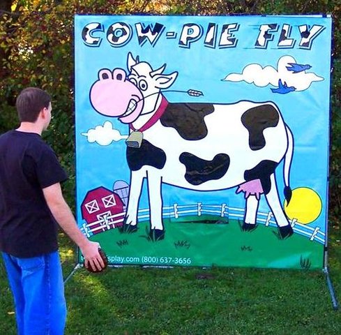 Cow Pie Fly Carnival Game