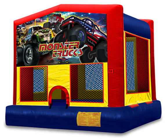 Monster Truck Theme Bouncy House