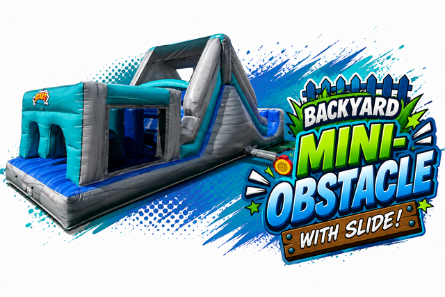 Backyard Mini-Obstacle with Slide