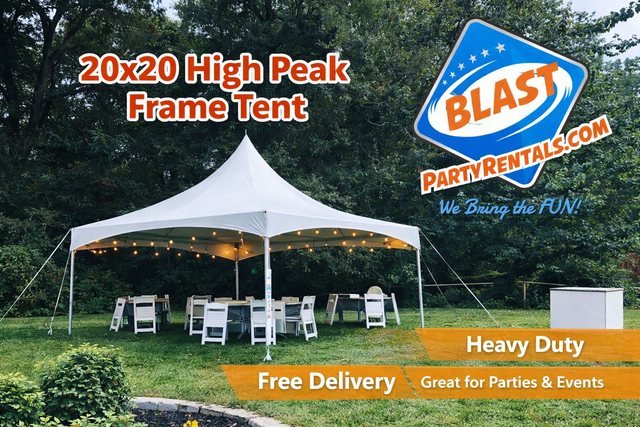 20x20 High Peak Tent Rental Maine-NH