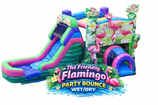 The Friendly Flamingo Party Bounce-Wet or Dry