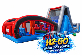 H2-gO 45' Obstacle Course-Wet or Dry
