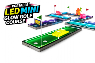 Portable LED Mini Glow Golf Course