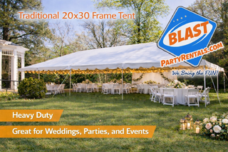20x30 Frame Tent Rentals Maine-New Hampshire