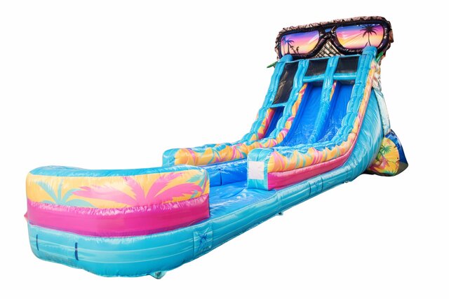 Shades of Summer 18'  Two Lane Water Slide ME or NH