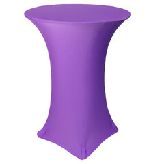 Hi-Top Table with Purple Cover