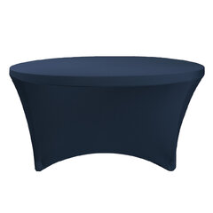 Table Cover Round Spandex 60' navy blue