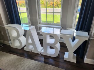 Baby 30' letters