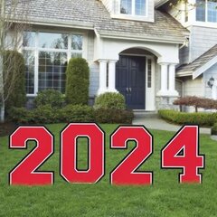 Grad Sign 2024 Red