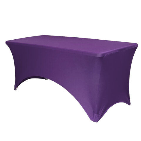 Table Cover Purple 6' Rectangular