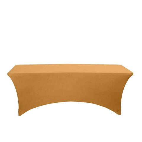 Table Covers #4 Gold Rectangular 8'