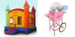 2N1 Modular Bounce House and Cotton Candy Machine