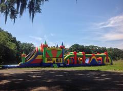 80ft Obstacle Course Bounce House