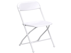 Basic White Folding Chair