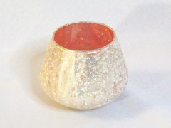 Frosted 4" Candle Holder
