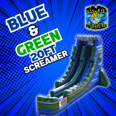 Blue and Green 20ft Screamer