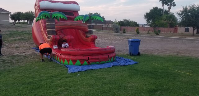 14ft. Red waterslide