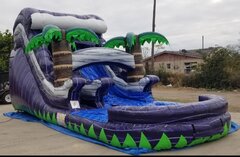 14ft purple waterslides