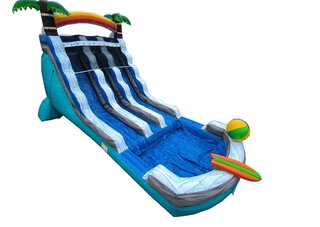 18ft dual beach waterslide