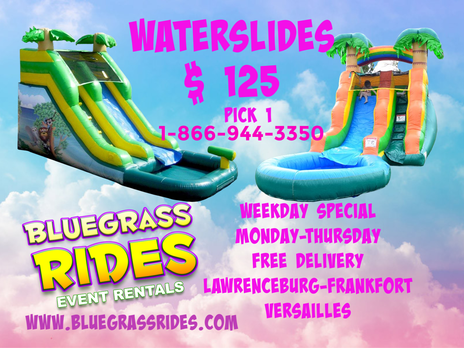 Frankfort Ky Bounce House Rentals Bluegrass Rides Carnival