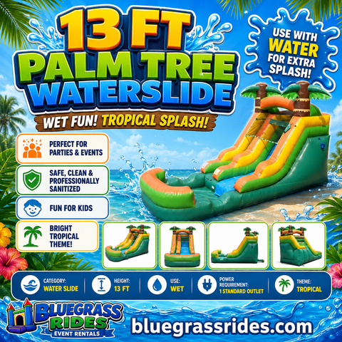 13ft PALM Tree Waterslide