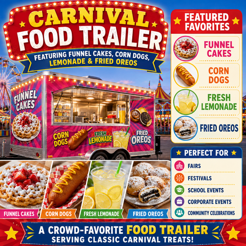 Concession Trailer with Fun Foods