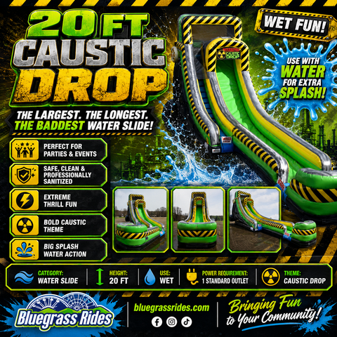 20ft CAUSTIC DROP 