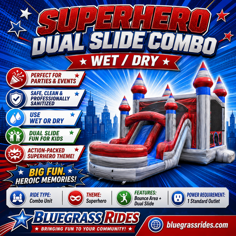 Super Hero Dual Wet/Dry Slide