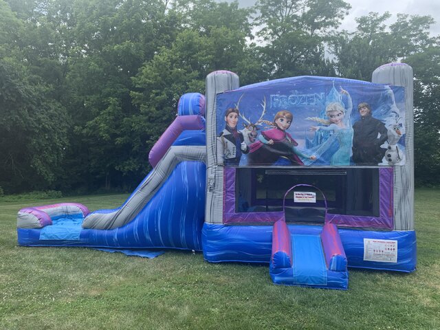 Frozen Combo Waterslide and Bounce