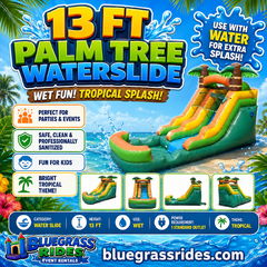 13ft PALM Tree Waterslide