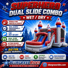 Super Hero Dual Wet/Dry Slide