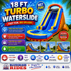 18 Ft Turbo Waterslide
